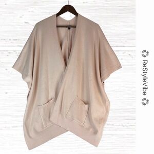 COCO + CARMEN Women’s Size O/S Cardigan Sweater Oversized Kimono Style Soft